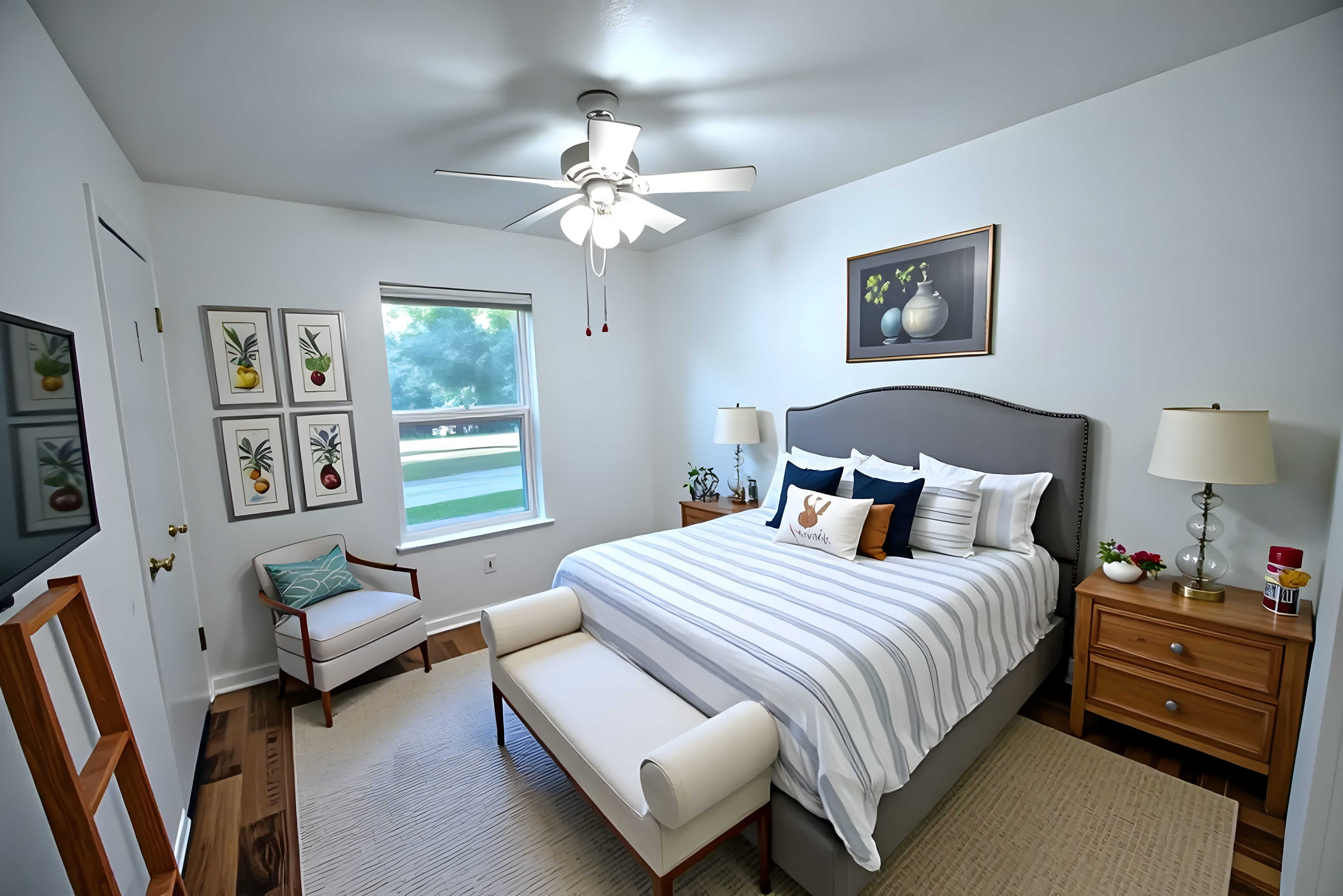 After - Bedroom 2 After done in Farmhouse Style