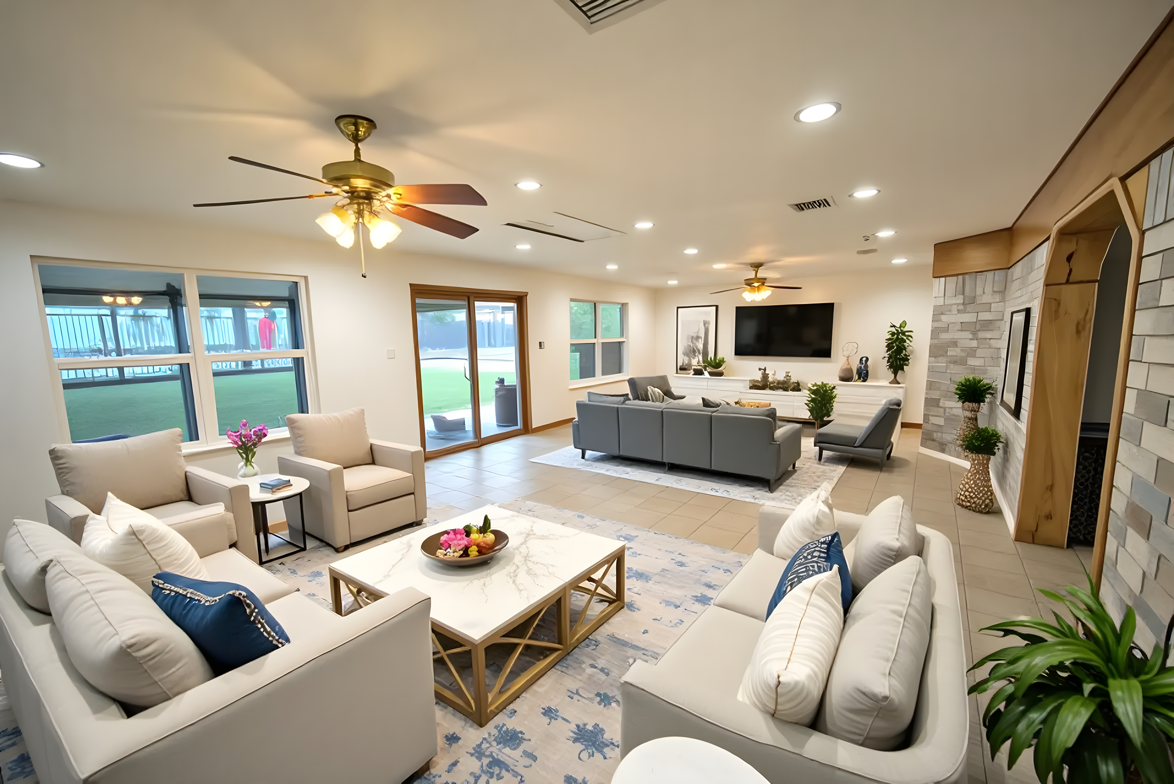 After - Living Room Image 1 - After is Virtually Staged using Standard Style.